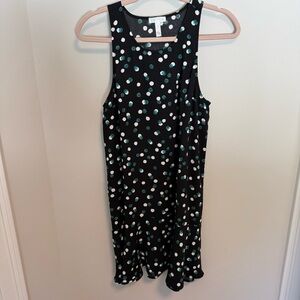 Leith Polka Dot Sleeveless Dress